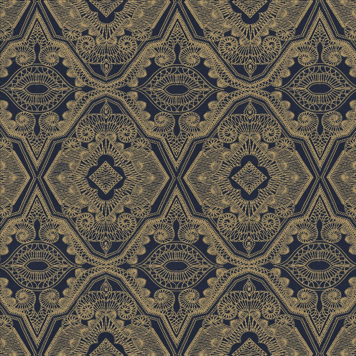 Jayden Indigo by Kasmir Fabric 5156 40% Cotton
20% Linen
20% Polyester
20% Viscose
 INDIA 51,000 Wyzenbeek Double Rubs </p><p>Repeat: Horizontal: 13 4/8 inches and Vertical: 18 inches 54 - Fabric Carolina -