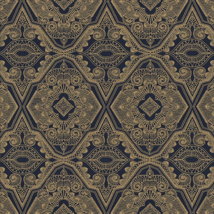 Jayden Indigo by Kasmir Fabric 5156 40% Cotton 20% Linen 20% Polyester 20% Viscose INDIA 51,000 Wyzenbeek Double Rubs Horizontal: 13 4/8 inches and Vertical: 18 inches 54 - Fabric Carolina -