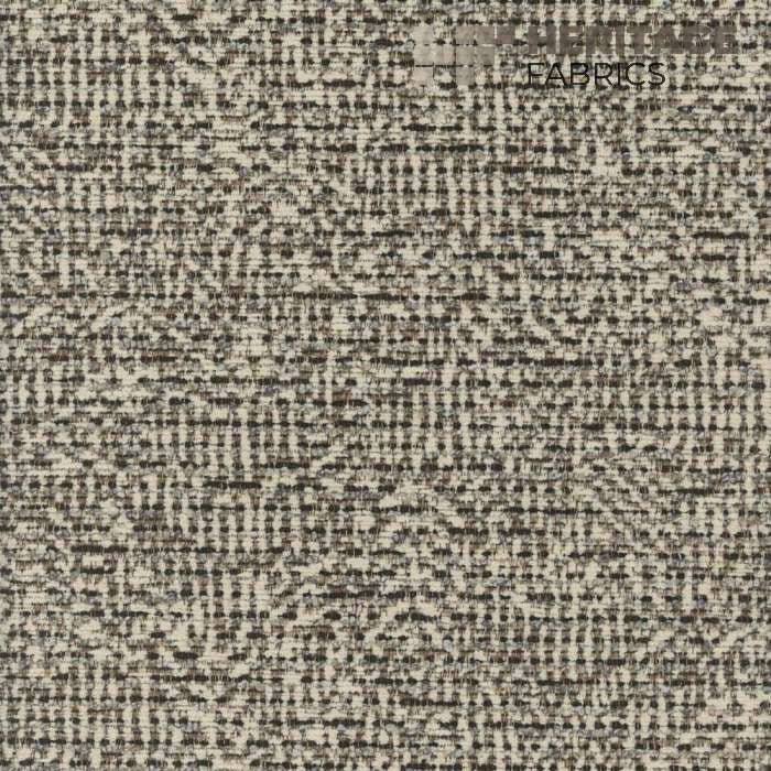 Jerico Ebony by Heritage Designer Fabric - 100% Polyester Turkey 21,000 Horizontal: 13.5" and Vertical: 6.75" 54" - Swanky Fabrics -