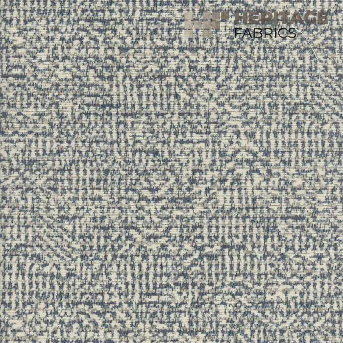 Jerico Lapis by Heritage Fabric - 100% Polyester Turkey 21,000 Horizontal: 13.5" and Vertical: 6.75" 54" - Fabric Carolina -