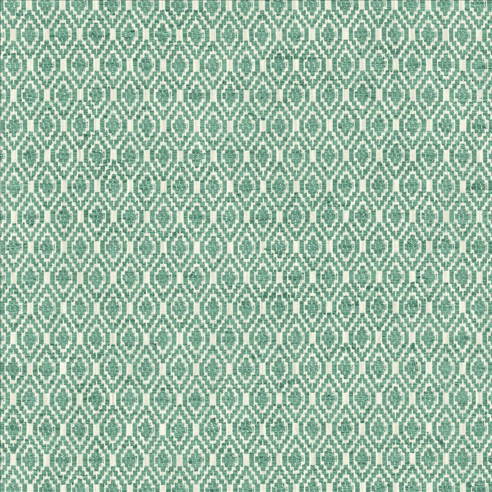 Jetsetter Spa by Kasmir Fabric 5124 57% Polyester
43% Cotton
 INDIA </p><p>Repeat: Horizontal: 1 inches and Vertical: 1 7/8 inches 54 - Fabric Carolina -