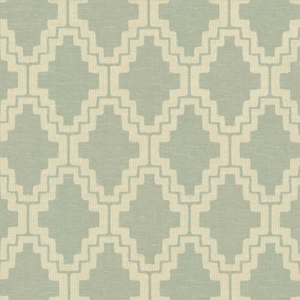 Jicarilla Aquamist by Kasmir Fabric 5135 72% Polyester
28% Cotton
 INDIA </p><p>Repeat: Horizontal: 4 4/8 inches and Vertical: 7 4/8 inches 55 - Fabric Carolina -