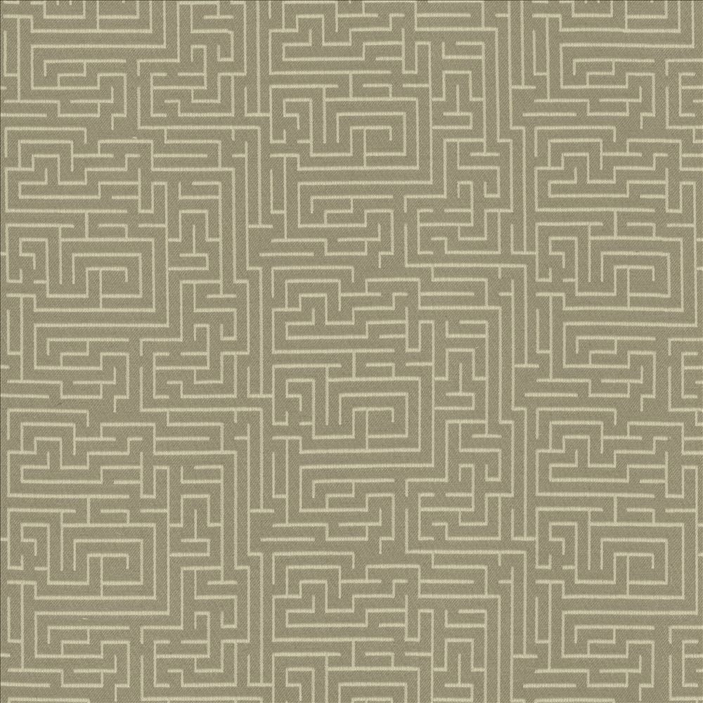 Jigsaw Nickel by Kasmir Fabric 5123 54% Cotton 46% Polyester USA 12,000 Wyzenbeek Double Rubs Horizontal: 6 4/8 inches and Vertical: 13 4/8 inches 54 - Fabric Carolina -