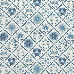 Jinga Floral Indian Sea by Kasmir Fabric