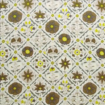 Jinga Floral Woodland by Kasmir Fabric 1401 100% Cotton USA 15,000 Wyzenbeek Double Rubs H: 27 inches, V: 27 inches 54 - Fabric Carolina - Kasmir