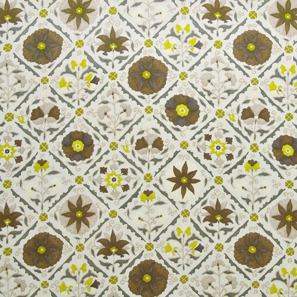 Jinga Floral Woodland by Kasmir Fabric 1401 100% Cotton
 USA 15,000 Wyzenbeek Double Rubs Horizontal: 27 inches and Vertical: 27 inches 54 - Fabric Carolina -