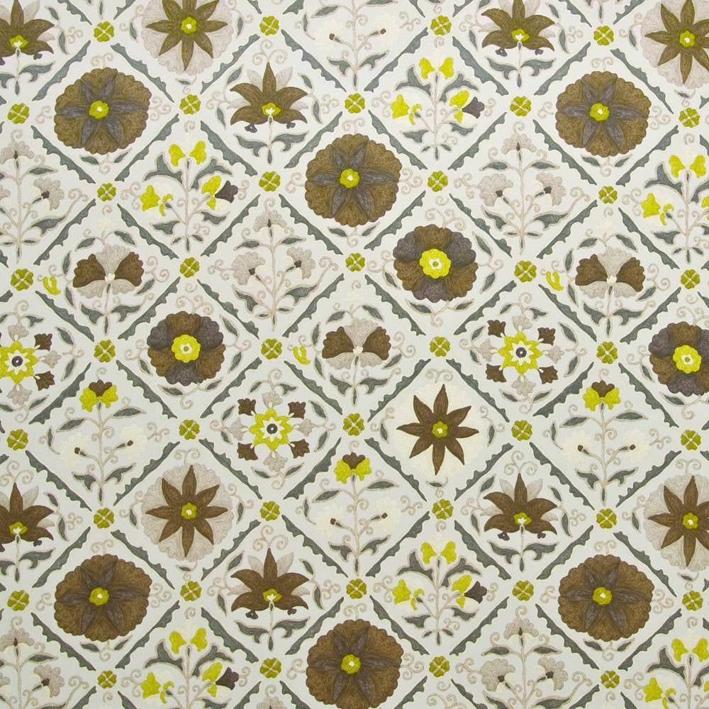 Jinga Floral Woodland by Kasmir Fabric 1401 USA 15,000 Wyzenbeek Double Rubs H: 27 inches, V:27 inches 54 - Fabric Carolina - Kasmir