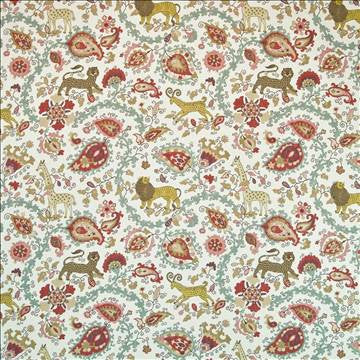 Jinga Jungle Curry by Kasmir Fabric 1399 100% Cotton USA 15,000 Wyzenbeek Double Rubs H: 27 inches, V: 27 inches 54 - Fabric Carolina - Kasmir