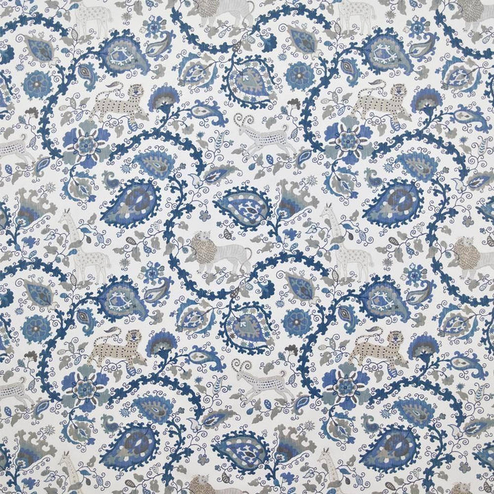 Jinga Jungle Indian Sea by Kasmir Fabric 1401 USA 15,000 Wyzenbeek Double Rubs H: 27 inches, V:27 inches 54 - Fabric Carolina - Kasmir