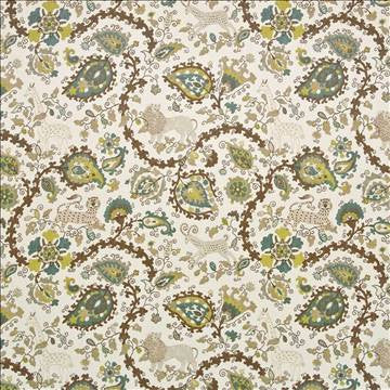 Jinga Jungle Woodland by Kasmir Fabric 1401 100% Cotton USA 15,000 Wyzenbeek Double Rubs H: 27 inches, V: 27 inches 54 - Fabric Carolina - Kasmir