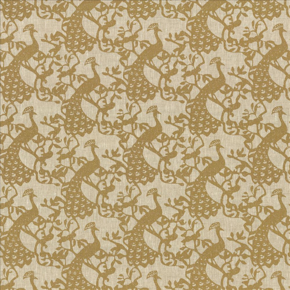 Joanna Gold by Kasmir Fabric 1466 100% Linen
 POLAND </p><p>Repeat: Horizontal: 18 1/8 inches and Vertical: 12 inches 55 - Fabric Carolina -