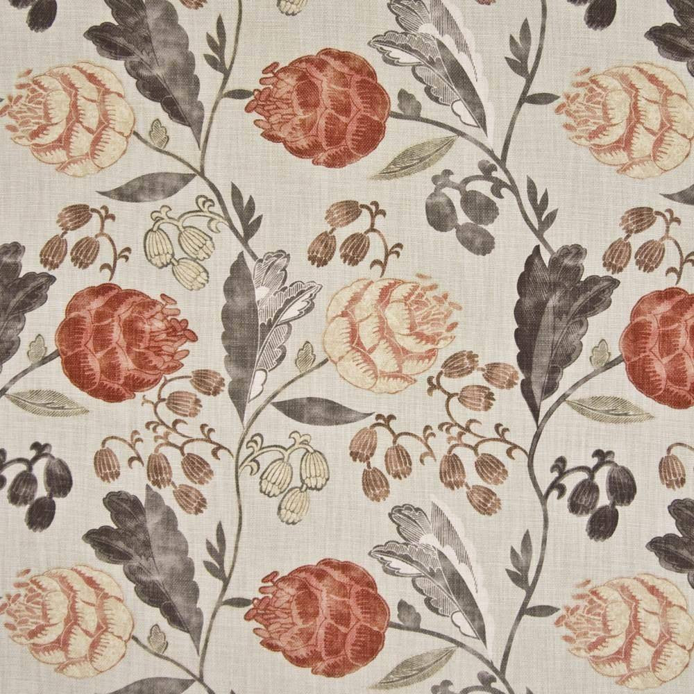 Joie De Vivre Spice by Kasmir Fabric 1389 USA 9,000 Wyzenbeek Double Rubs H: 27 inches, V:25 2/8 inches 54 - 55 - Fabric Carolina - Kasmir