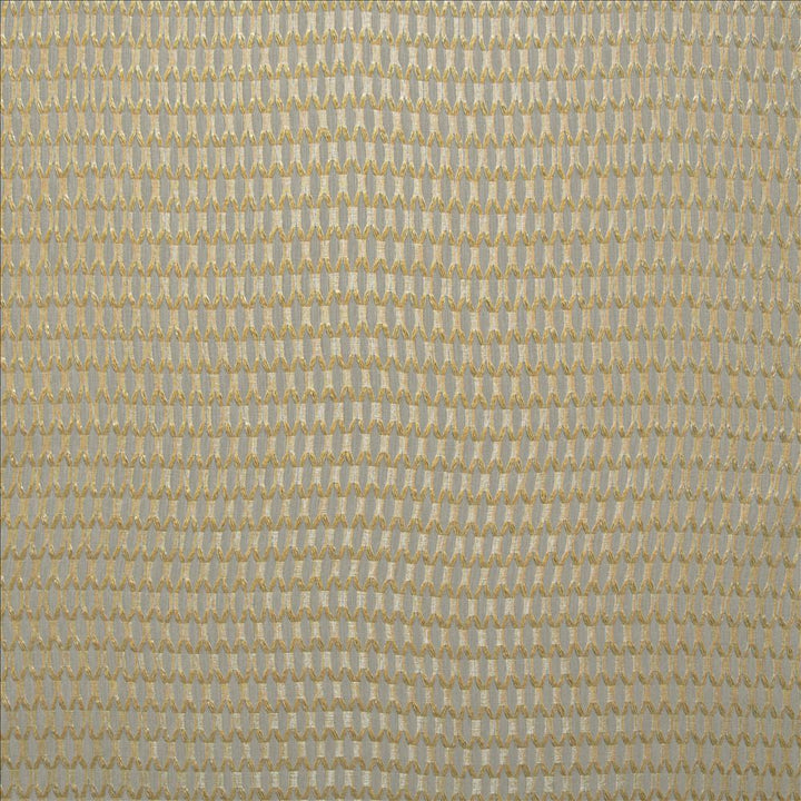 Jonas Gold  by Kasmir Fabric See sample 100% Polyester
 TURKEY Not Tested </p><p>Repeat: Horizontal: 4/8 inches and Vertical: 1 2/8 inches 118  - Fabric Carolina -