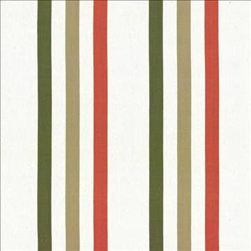 Joyous Stripe Coral by Kasmir Fabric 8005 65% Cotton 35% Linen INDIA Not Tested H: 15 6/8 inches, V: N/A 53 - 54 - Fabric Carolina - Kasmir