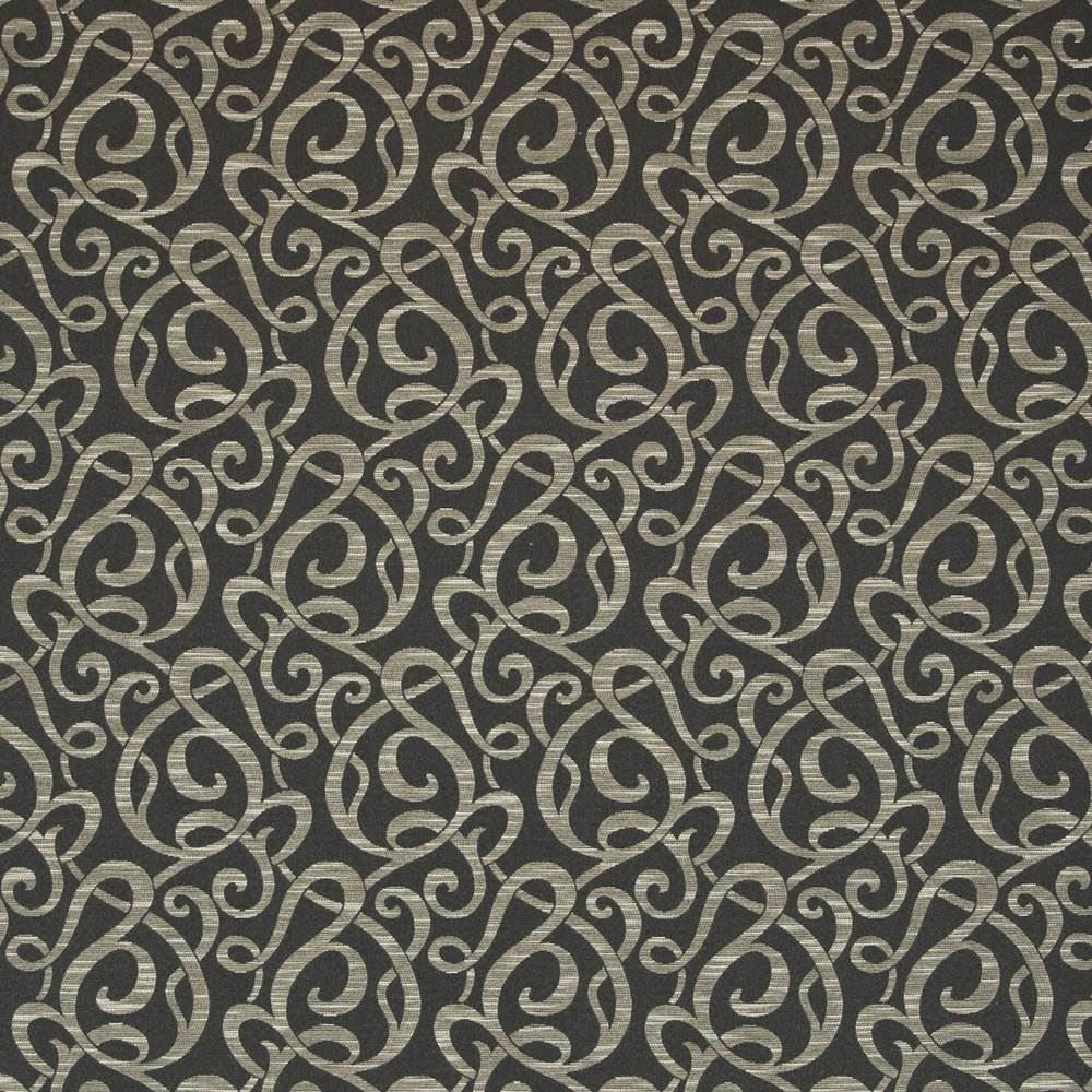 Jubilee Swirl India Ink by Kasmir Fabric 1404 44% Polyester
34% Rayon
17% Cotton
5% Flax
 USA </p><p>Repeat: Horizontal: 6 6/8 inches and Vertical: 14 4/8 inches 54 - 56 - Fabric Carolina -