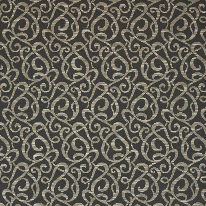 Jubilee Swirl India Ink by Kasmir Fabric 1404 USA 51,000 Wyzenbeek Double Rubs H: 6 6/8 inches, V:14 4/8 inches 54 - 56 - Fabric Carolina - Kasmir