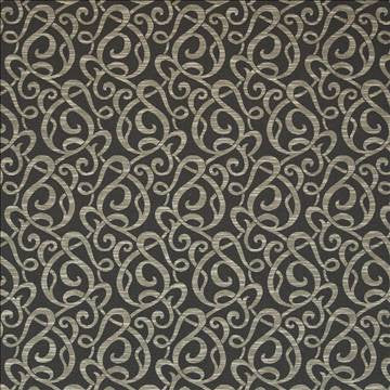 Jubilee Swirl India Ink by Kasmir Fabric 1404 44% Polyester 34% Rayon 17% Cotton 5% Flax USA 51,000 Wyzenbeek Double Rubs H: 6 6/8 inches, V: 14 4/8 inches 54 - 56 - Fabric Carolina - Kasmir