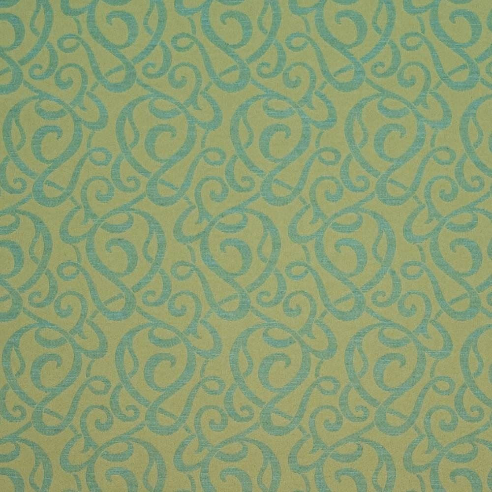 Jubilee Swirl Mermaid by Kasmir Fabric 1404 44% Polyester
34% Rayon
17% Cotton
5% Flax
 USA 51,000 Wyzenbeek Double Rubs Horizontal: 6 6/8 inches and Vertical: 14 4/8 inches 54 - Fabric Carolina -