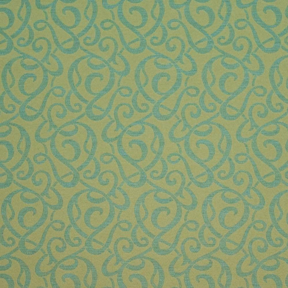 Jubilee Swirl Mermaid by Kasmir Fabric 1404 USA 51,000 Wyzenbeek Double Rubs H: 6 6/8 inches, V:14 4/8 inches 54 - 56 - Fabric Carolina - Kasmir