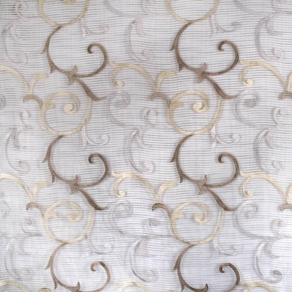Jubliee Scroll Driftwood by Kasmir Fabric 1374 CHINA Not Tested H: 11 6/8 inches, V:14 inches 106 - Fabric Carolina - Kasmir