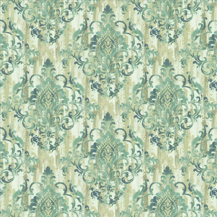 Juliette Damask Teal by Kasmir Fabric 1453 100% Cotton
 SOUTH KOREA 15,000 Wyzenbeek Double Rubs </p><p>Repeat: Horizontal: 27 inches and Vertical: 24 6/8 inches 54 - Fabric Carolina -