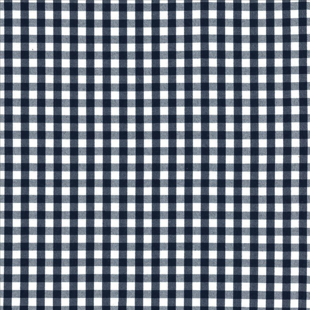 Junction Plaid Navy by Kasmir Fabric 5125 100% Cotton
 USA 15,000 Wyzenbeek Double Rubs Horizontal: 1 inches and Vertical: 1 inches 54 - Fabric Carolina -