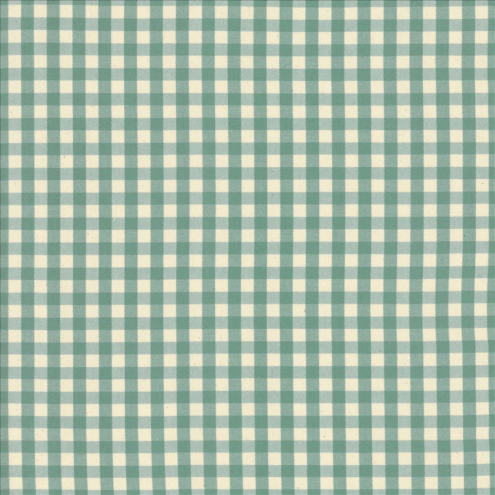 Junction Plaid Turquoise by Kasmir Fabric 5124 100% Cotton
 USA </p><p>Repeat: Horizontal: 1 inches and Vertical: 1 inches 53 - Fabric Carolina -
