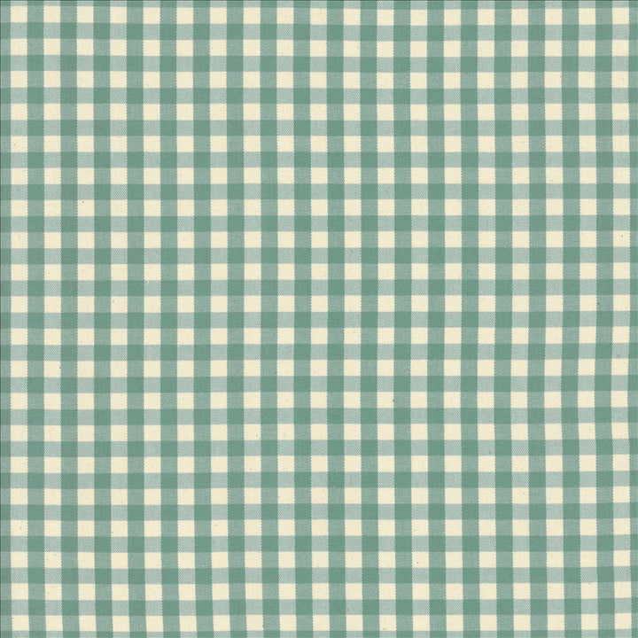 Junction Plaid Turquoise by Kasmir Fabric 5124 100% Cotton
 USA </p><p>Repeat: Horizontal: 1 inches and Vertical: 1 inches 53 - Fabric Carolina -