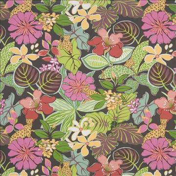 Jungle Beat Tropic by Kasmir Fabric 1387 100% Cotton USA 15,000 Wyzenbeek Double Rubs H: 27 inches, V: 27 inches 54 - Fabric Carolina - Kasmir