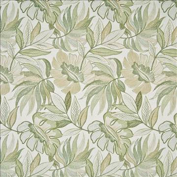 Jungle Paradise Isle Breeze by Kasmir Fabric 1388 100% Polyester CHINA 12,000 Wyzenbeek Double Rubs H: 14 4/8 inches, V: 27 inches 54 - 56 - Fabric Carolina - Kasmir