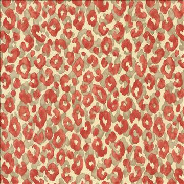 Jungle Safari Blaze by Kasmir Fabric 5079 100% Cotton USA 15,000 Wyzenbeek Double Rubs H: 13 4/8 inches, V: 13 4/8 inches 54 - Fabric Carolina - Kasmir