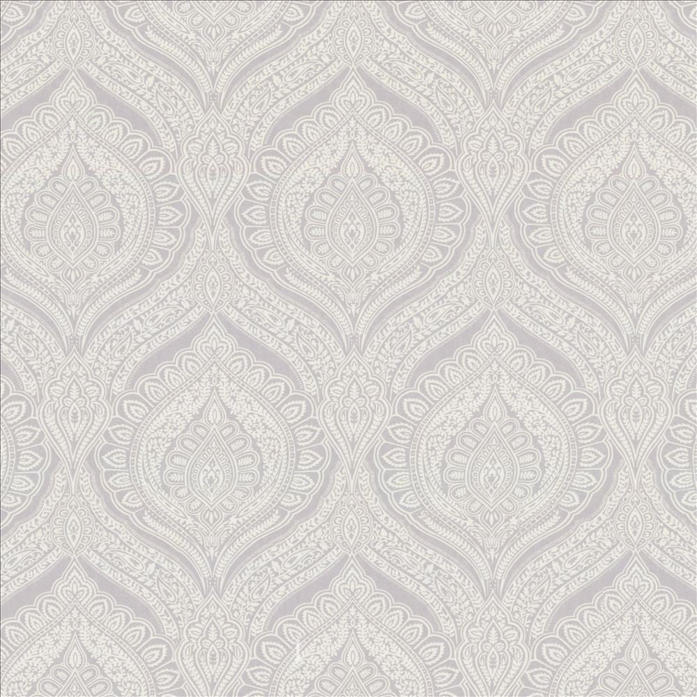 Junoon Silver by Kasmir Fabric 5077 80% Polyester 20% Linen SPAIN Not Tested Horizontal: 13 4/8 inches and Vertical: 27 inches 56 - 57 - Fabric Carolina -
