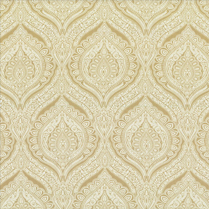 Junoon Toast by Kasmir Fabric 5077 80% Polyester 20% Linen SPAIN Not Tested Horizontal: 13 4/8 inches and Vertical: 27 inches 56 - 57 - Fabric Carolina -
