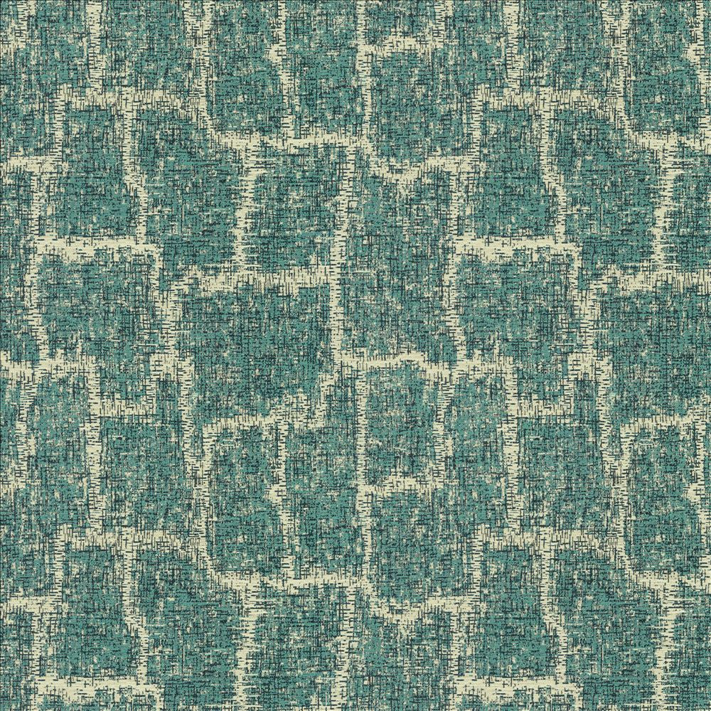 Justified Peacock by Kasmir Fabric 1453 57% Polyester
29% Cotton
14% Rayon
 USA </p><p>Repeat: Horizontal: 14 1/8 inches and Vertical: 14 4/8 inches 54 - Fabric Carolina -