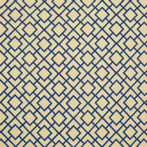 Kahala Fret Io Indigo by Kasmir Fabric