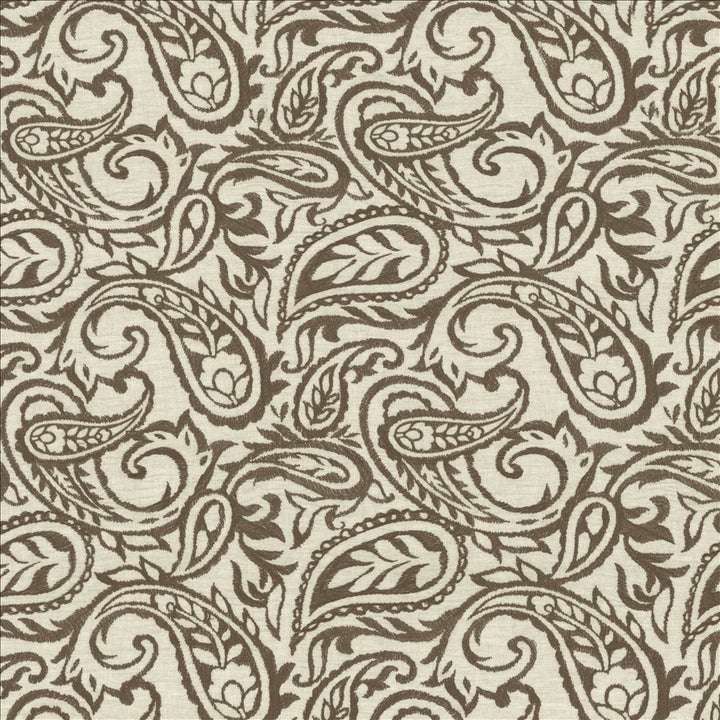Kahala Paisley Earth by Kasmir Fabric 1450 52% Linen
48% Cotton
 INDIA </p><p>Repeat: Horizontal: 17 inches and Vertical: 14 7/8 inches 51 - Fabric Carolina -