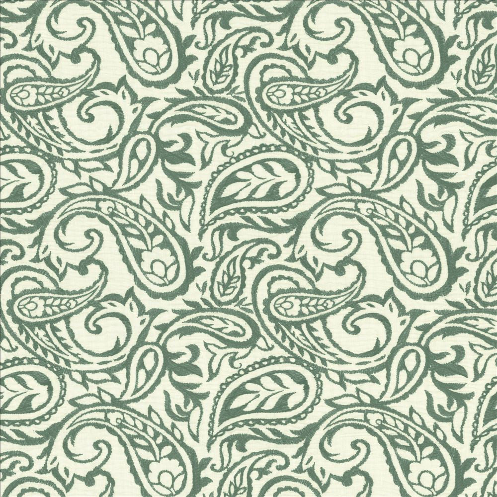 Kahala Paisley Marine by Kasmir Fabric 1450 52% Linen
48% Cotton
 INDIA </p><p>Repeat: Horizontal: 17 inches and Vertical: 14 7/8 inches 51 - Fabric Carolina -