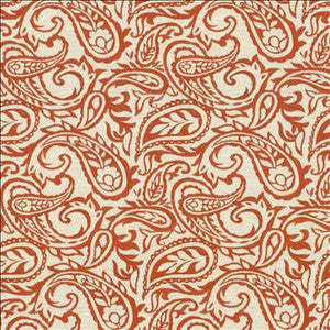 Kahala Paisley Paprika by Kasmir Fabric