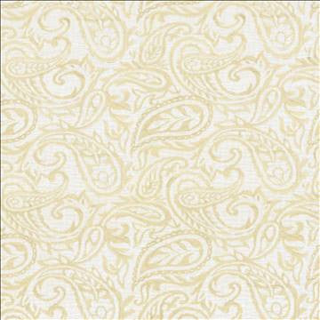 Kahala Paisley Pearl by Kasmir Fabric 1450 52% Linen 48% Cotton INDIA Not Tested H: 17 inches, V: 14 7/8 inches 54 - Fabric Carolina - Kasmir