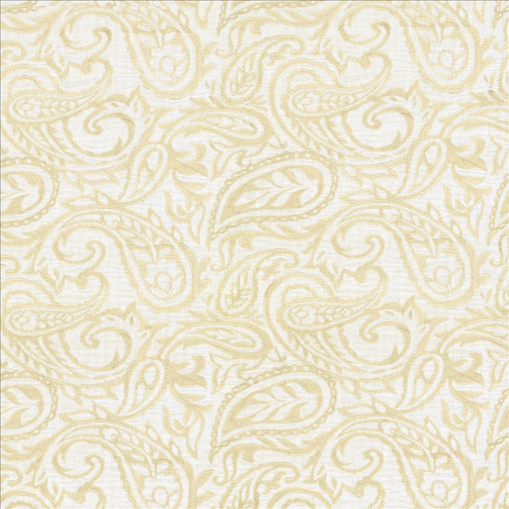 Kahala Paisley Pearl by Kasmir Fabric 1450 52% Linen
48% Cotton
 INDIA </p><p>Repeat: Horizontal: 17 inches and Vertical: 14 7/8 inches 51 - Fabric Carolina -