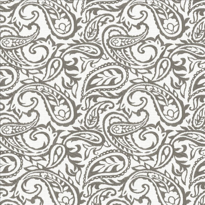 Kahala Paisley Storm by Kasmir Fabric 1450 52% Linen
48% Cotton
 INDIA </p><p>Repeat: Horizontal: 17 inches and Vertical: 14 7/8 inches 51 - Fabric Carolina -