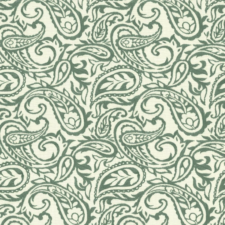 Kahala Paisley Marine by Kasmir Fabric 1450 52% Linen
48% Cotton
 INDIA </p><p>Repeat: Horizontal: 17 inches and Vertical: 14 7/8 inches 51 - Fabric Carolina -