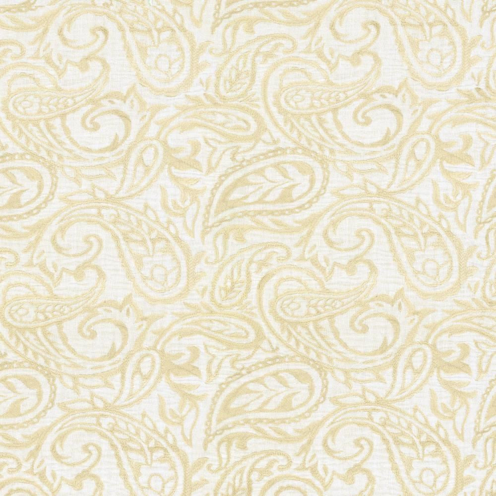 Kahala Paisley Pearl by Kasmir Fabric 1450 52% Linen
48% Cotton
 INDIA </p><p>Repeat: Horizontal: 17 inches and Vertical: 14 7/8 inches 51 - Fabric Carolina -