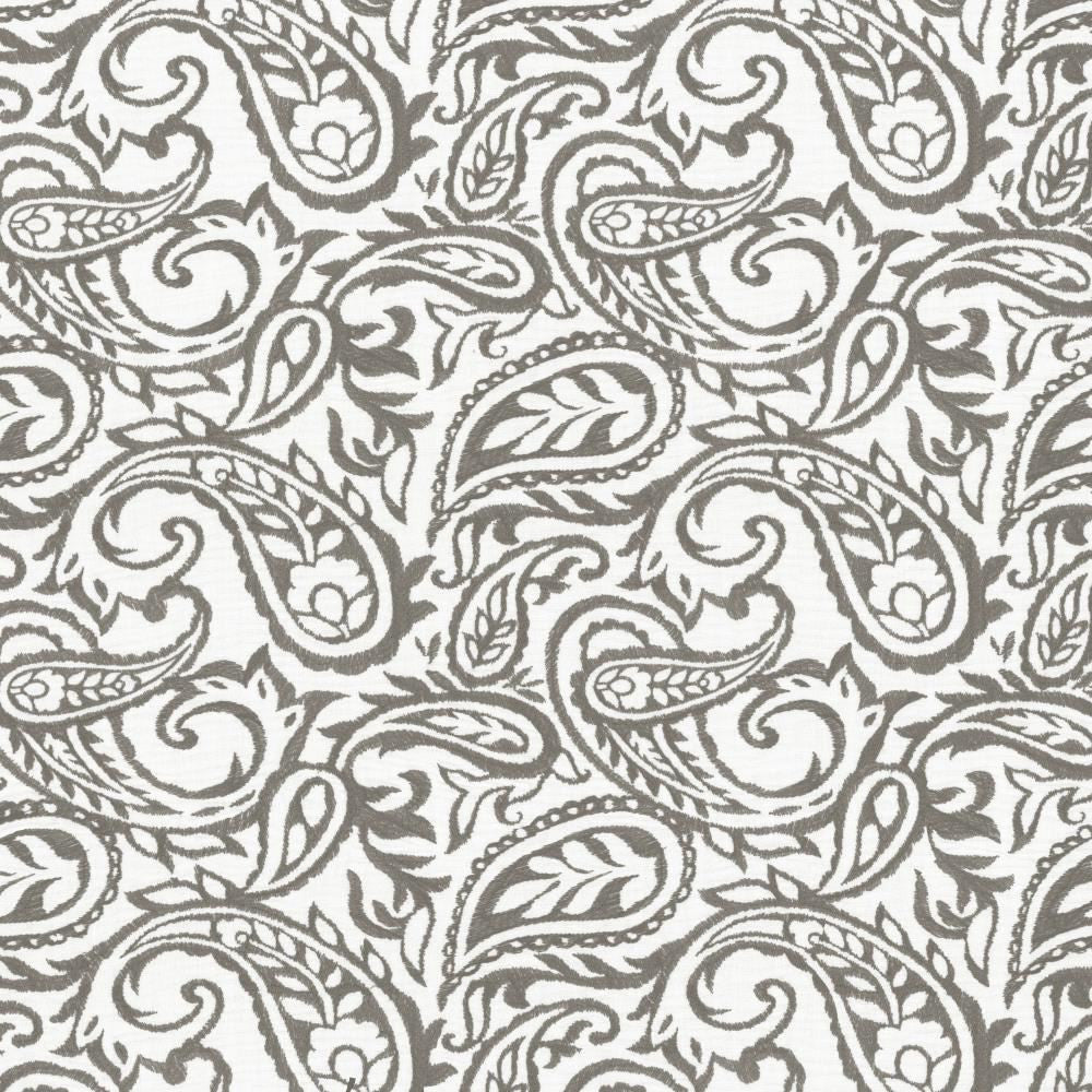 Kahala Paisley Storm by Kasmir Fabric 1450 52% Linen
48% Cotton
 INDIA </p><p>Repeat: Horizontal: 17 inches and Vertical: 14 7/8 inches 51 - Fabric Carolina -