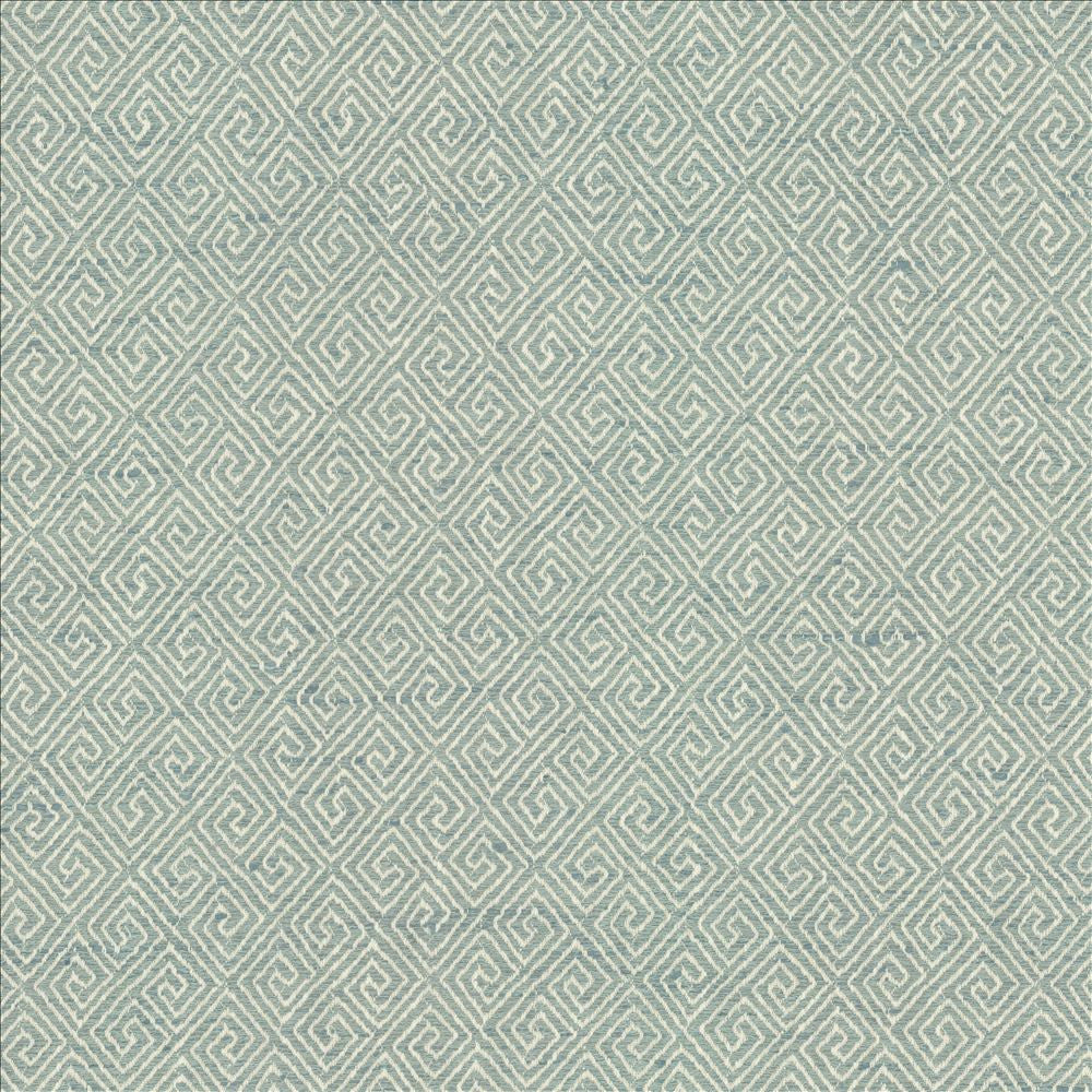 Kaiping Sky by Kasmir Fabric 1461 59% Polyester
41% Cotton
 INDIA 100,000 Wyzenbeek Double Rubs </p><p>Repeat: Horizontal: 2 5/8 inches and Vertical: 3 inches 53 - Fabric Carolina -