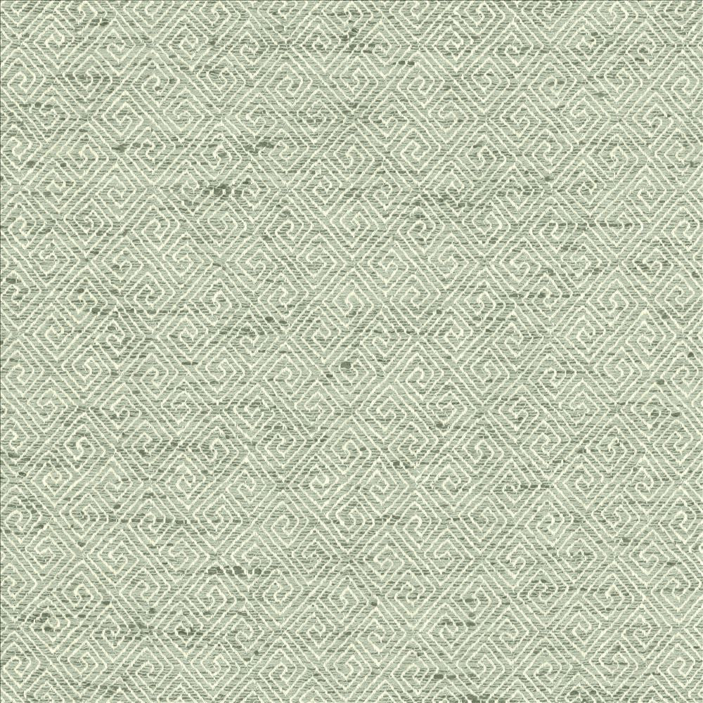 Kaiping Spa by Kasmir Fabric 1461 59% Polyester
41% Cotton
 INDIA </p><p>Repeat: Horizontal: 2 5/8 inches and Vertical: 3 inches 57 - Fabric Carolina -
