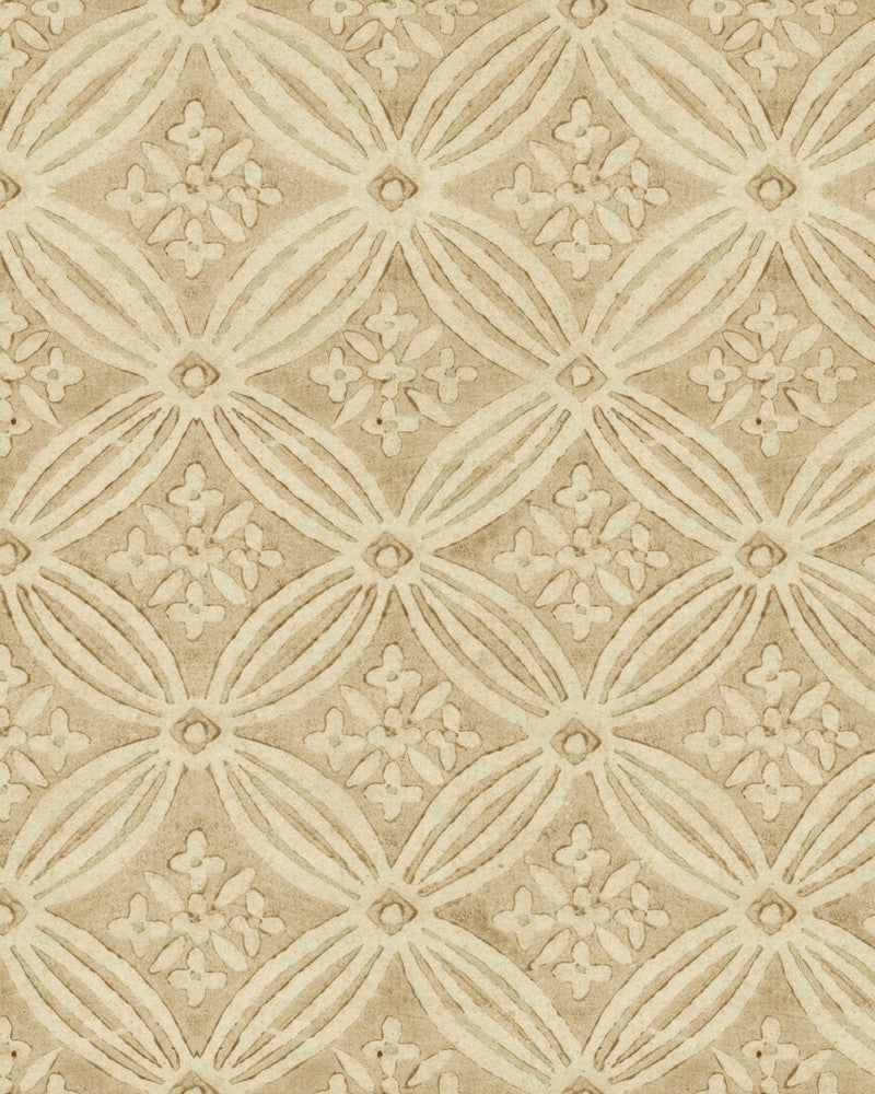 Kalamkari Angora Wallpaper by Mind the Gap Designer Wallpaper THE WALLPAPER COMPENDIUM 2 Satin Matte Made in Europe Paste the wall 1 roll x 20.5 x 10.9 yards - Swanky Fabrics -