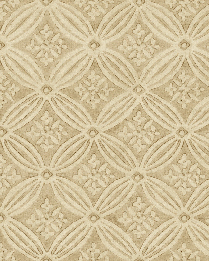 Mind The Gap Wallpaper KALAMKARI Angora Wallpaper (WP30116) | WP30116 | THE WALLPAPER COMPENDIUM 2 | 1 roll x 20.5 x 393.7 in | 0.52m / 20.5in | 10m / 393.7in | 5.20mp | 50cm / 19.6in | Brown, Taupe | Satin Matte | Paste the wall | 1-roll in a box | Fabric Carolina | https://www.fabriccarolina.com/