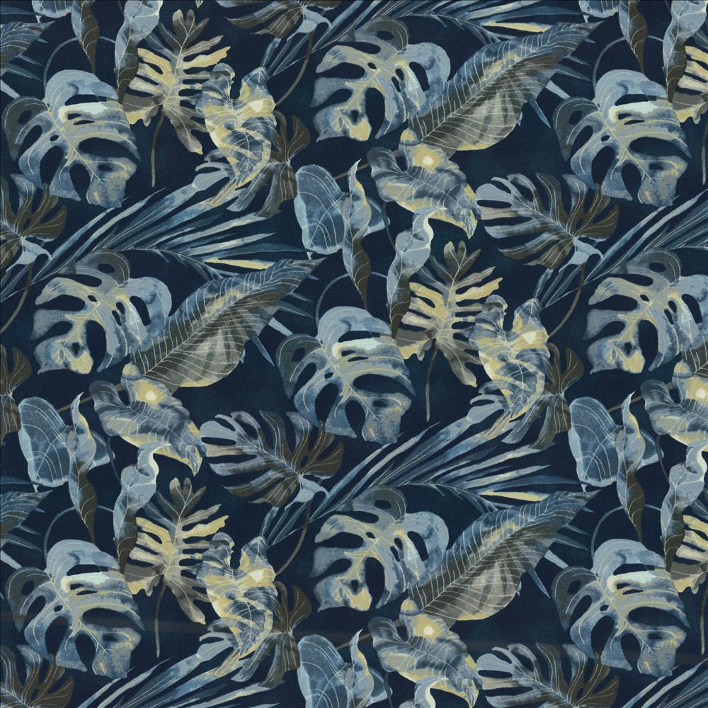Kalani Night by Kasmir Fabric 5154 100% Cotton PERU 24,000 Wyzenbeek Double Rubs Horizontal: 27 inches and Vertical: 24 4/8 inches 54 - Fabric Carolina -
