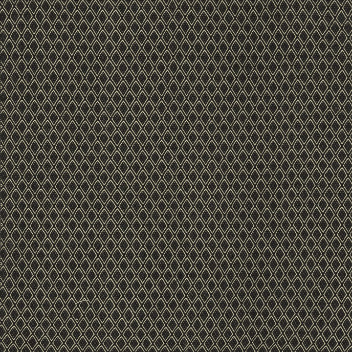 Karat Black by Kasmir Fabric 5144 100% Cotton
 CHINA </p><p>Repeat: Horizontal: 5/8 inches and Vertical: 7/8 inches 54 - Fabric Carolina -